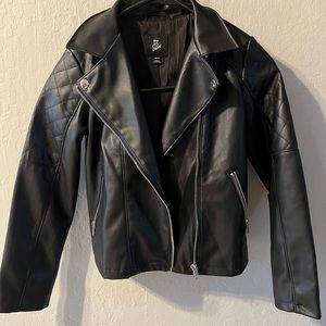 Faux Leather Jacket for Girls 7/8